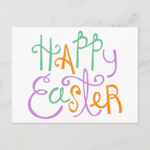 Happy Easter Postcard