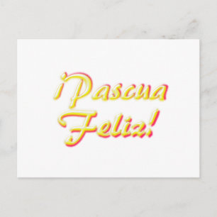 Happy Easter postcard