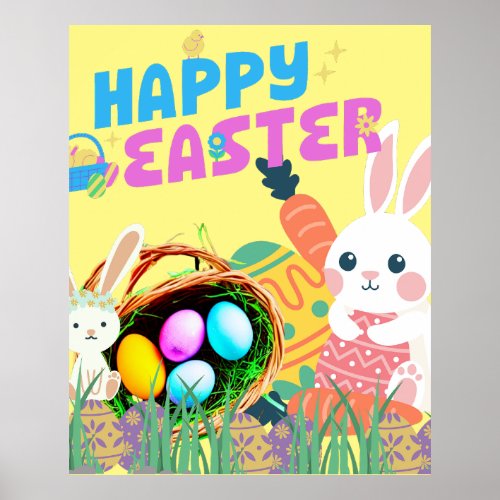 Happy Easter Poster