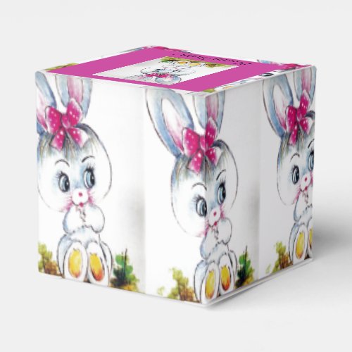 Happy Easter Rabbit Favor Boxes