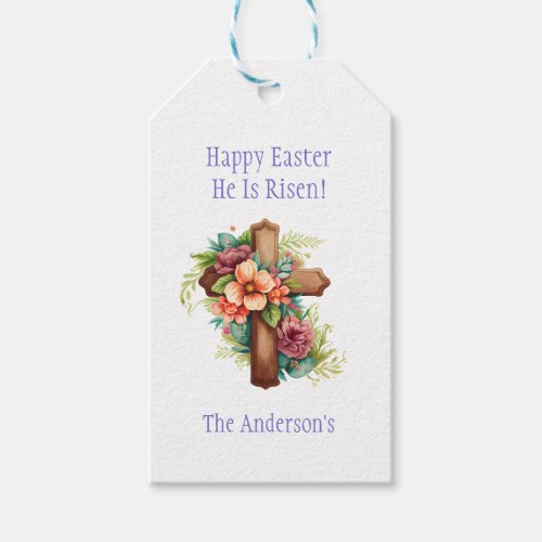 Happy Easter Religious Christian Easter  Gift Tags