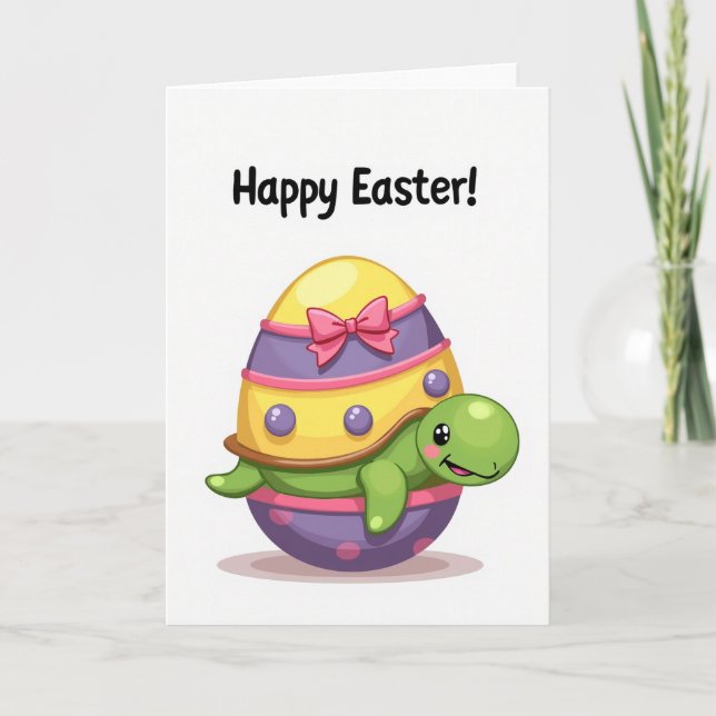 Happy Easter Reptile Egg Card (Front)