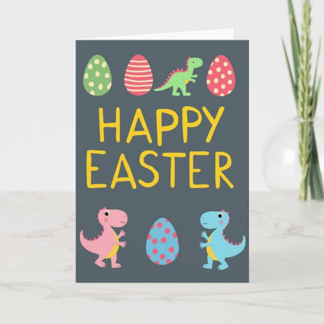 Happy Easter Reptile Friend Card (Front)