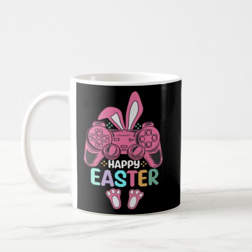 Happy Easter Retro Bunny Video Gaming Controller W Coffee Mug