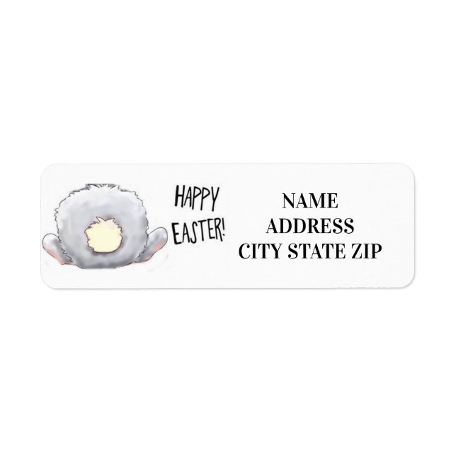 **HAPPY EASTER** RETURN ADDRESS LABEL (Front)