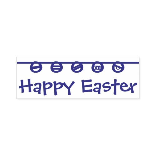 Happy Easter Rubber Stamp