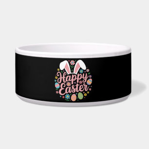 Happy Easter Sayings Egg Bunny Bowl