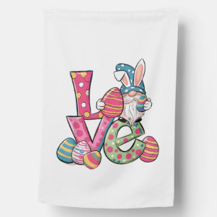 Happy Easter Shirt Gnome Easter Day Love Men Women House Flag