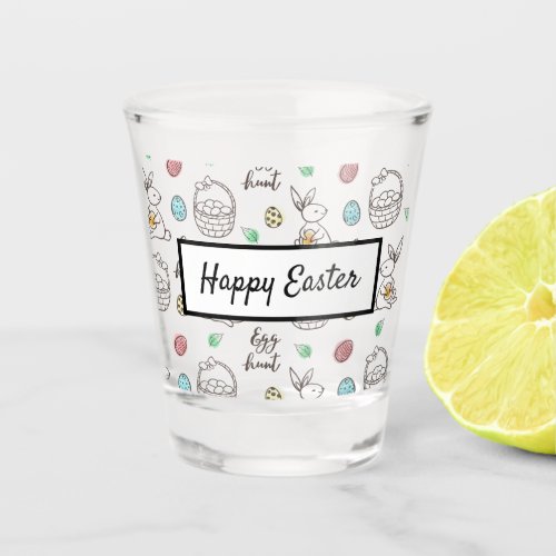 Happy Easter Shot Glass