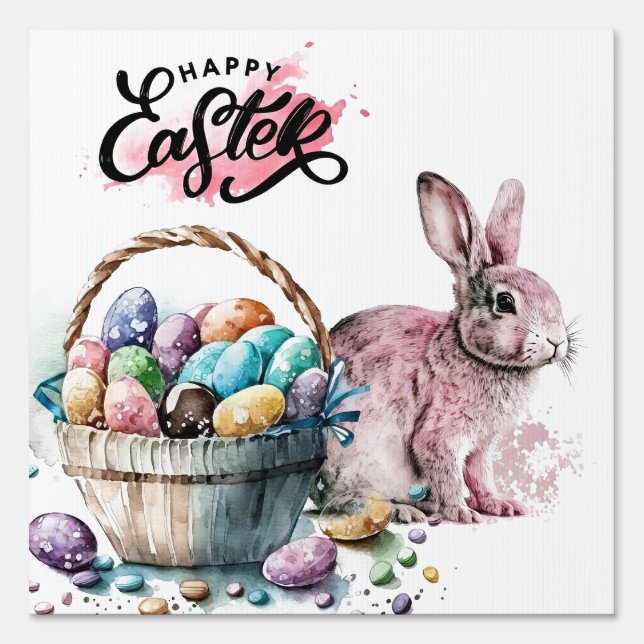 Happy Easter Sign (Front)