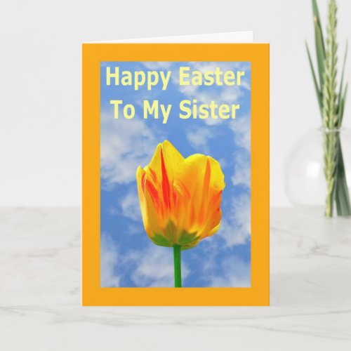 Happy Easter Sister Greeting Card