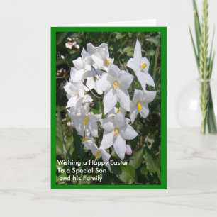 Happy Easter Son And Daughter-in-Law Card Jasmine