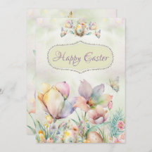 Happy Easter Sophisticated Card