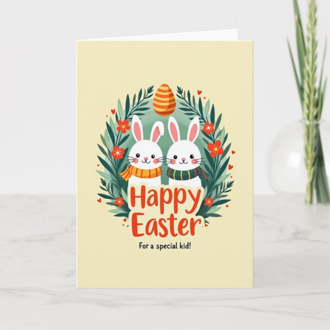 Happy Easter Special Kid Card (Front)