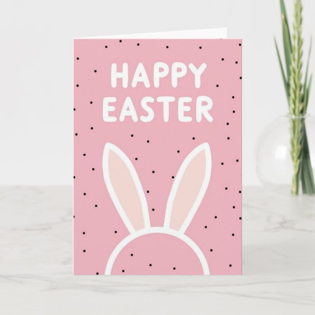 Happy Easter Spring Creature Card (Front)