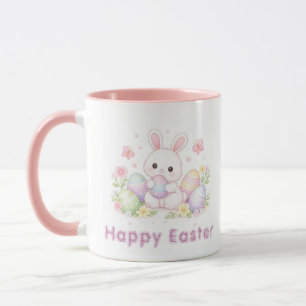 Happy Easter Spring Design - Cute Easter Bunny Mug