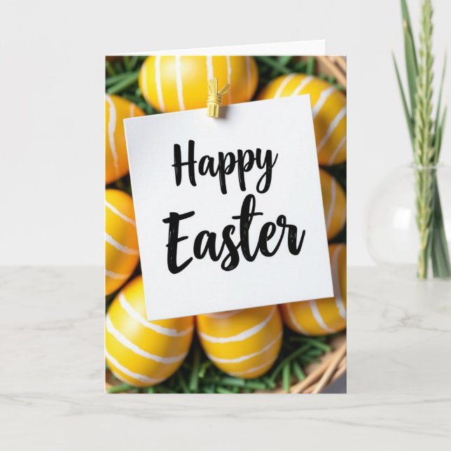 Happy Easter Spring Holiday Card (Front)