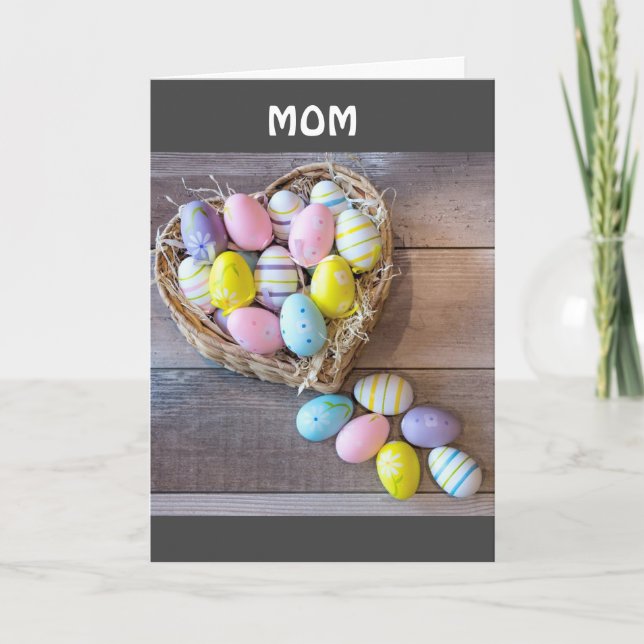 HAPPY EASTER/SPRING ***MOM*** EASTER CARD (Front)