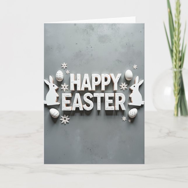 Happy Easter Spring Time Card (Front)