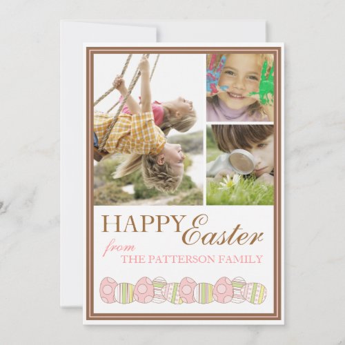 Happy Easter Springtime Photo Card