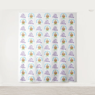 Happy Easter   Step and Repeat Photo Backdrop