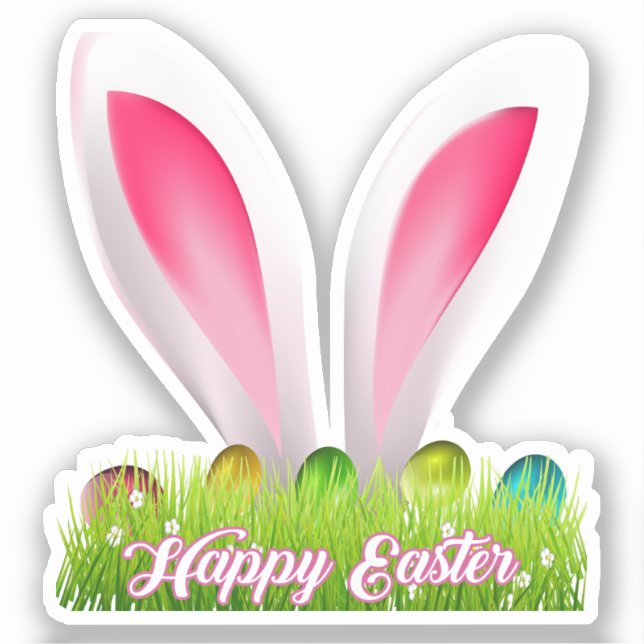 Happy Easter Sticker (Front)