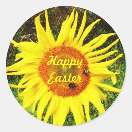 HAPPY EASTER SUNFLOWER stickers