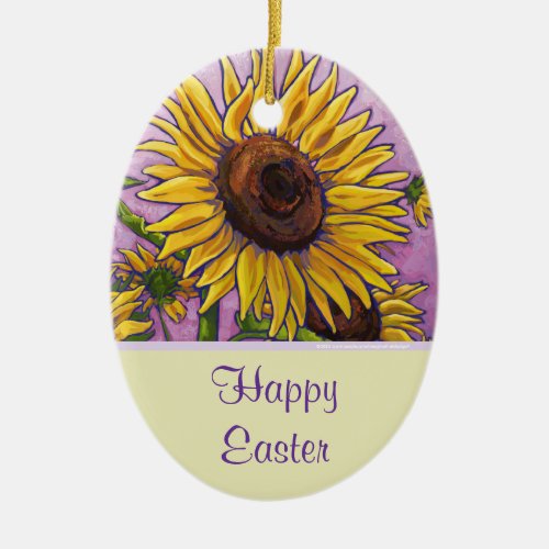 Happy Easter Sunflowers Decoration