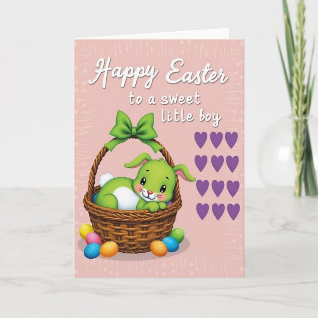 Happy Easter Sweet Boy Card (Front)