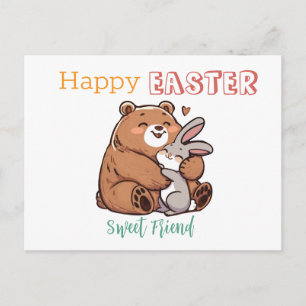 Happy Easter Sweet Friend Postcard