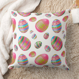 Happy Easter Throw Pillow
