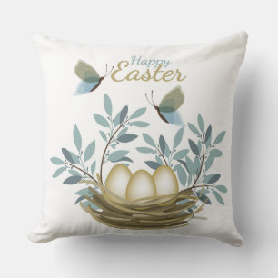 Happy Easter  Throw Pillow
