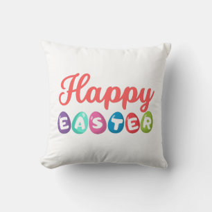 Happy Easter Throw Pillow