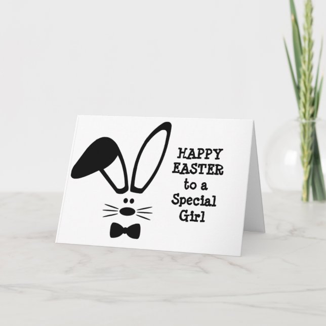 ***HAPPY EASTER to A SPECIAL GIRL*** HOLIDAY CARD (Front)