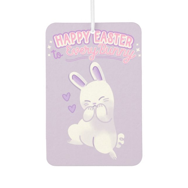 Happy Easter to Every Bunny Air Freshener (Front)