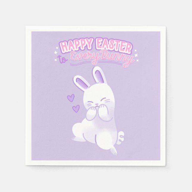 Happy Easter to Every Bunny Napkins (Front)
