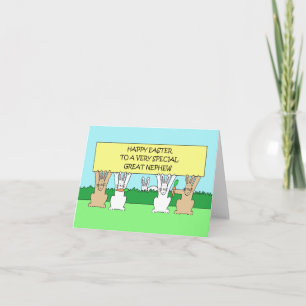 Happy Easter to Great Nephew Card
