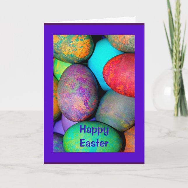 Happy Easter To My Egg-stra Special Aunt! Holiday Card (Front)