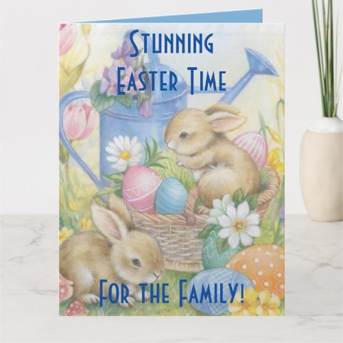 Happy Easter to My Family Card