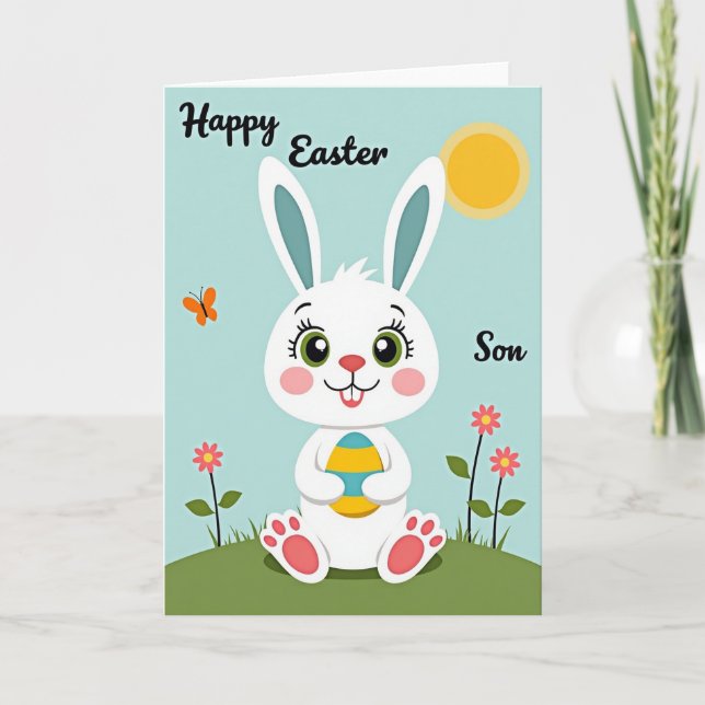 Happy Easter To My Son Card (Front)
