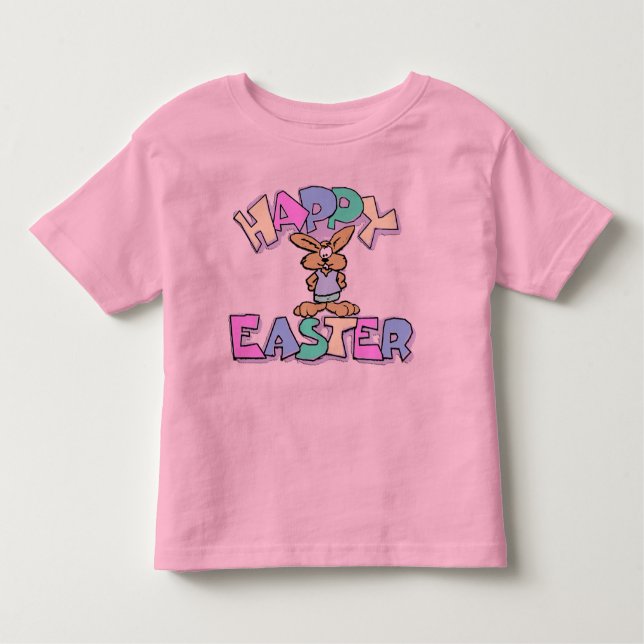 Happy Easter Toddler T-shirt (Front)