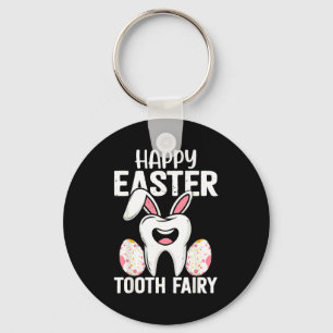 Happy Easter Tooth Fairy Dentist Dental Hygienist  Keychain
