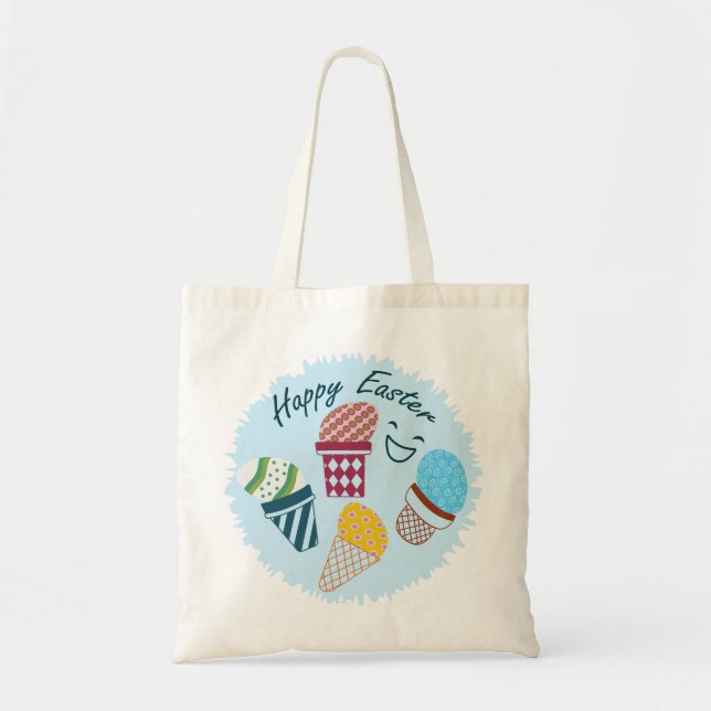 Happy Easter Tote Bag (Front)