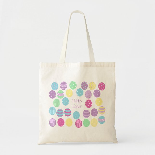 Happy Easter Tote Bag (Front)