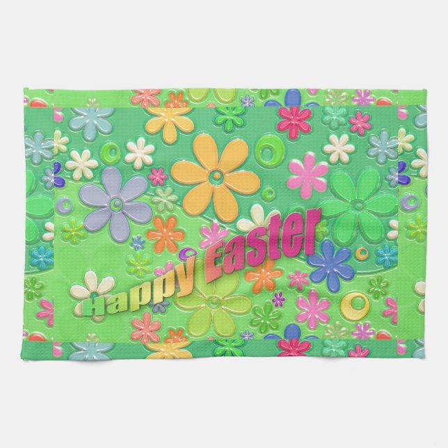 happy easter towel (Horizontal)