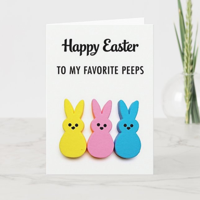 Happy Easter Treats Card (Front)