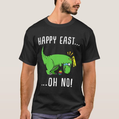 Happy Easter TRex Egg Dino Bunny Dinosaur Lover T_Shirt