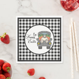 Happy Easter Truck Napkins