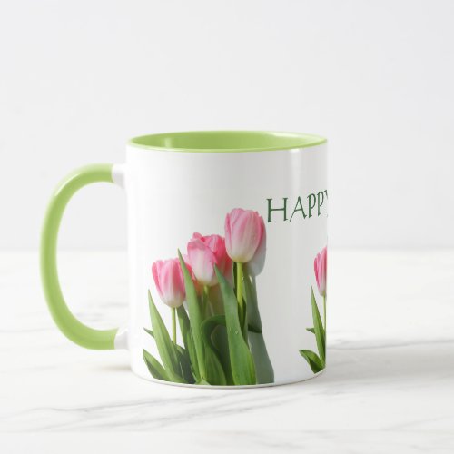 Happy Easter Tulips Mug