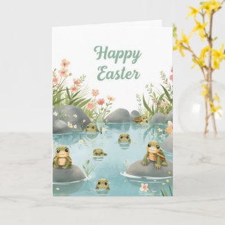 Happy easter  turtles card